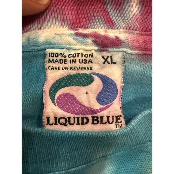 Vintage 90s LIquid Blue GRATEFUL DEAD 1965-1995 T Shirt Men Large Short Sleeve - Picture 4 of 10